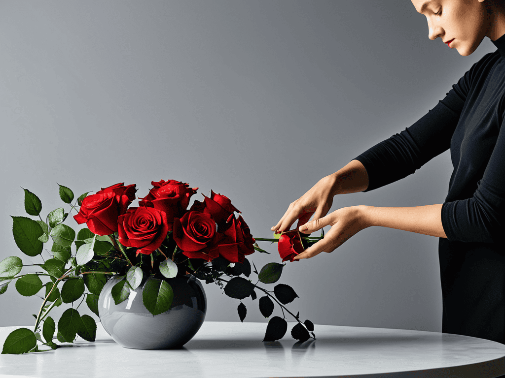 how to arrange flowers like pro