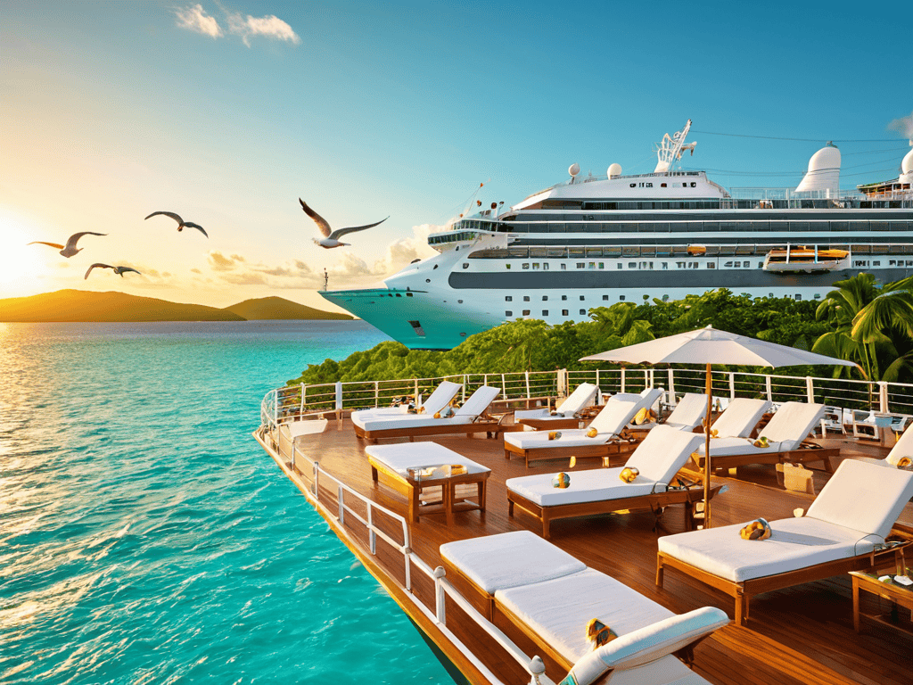 Cruise travel at sea