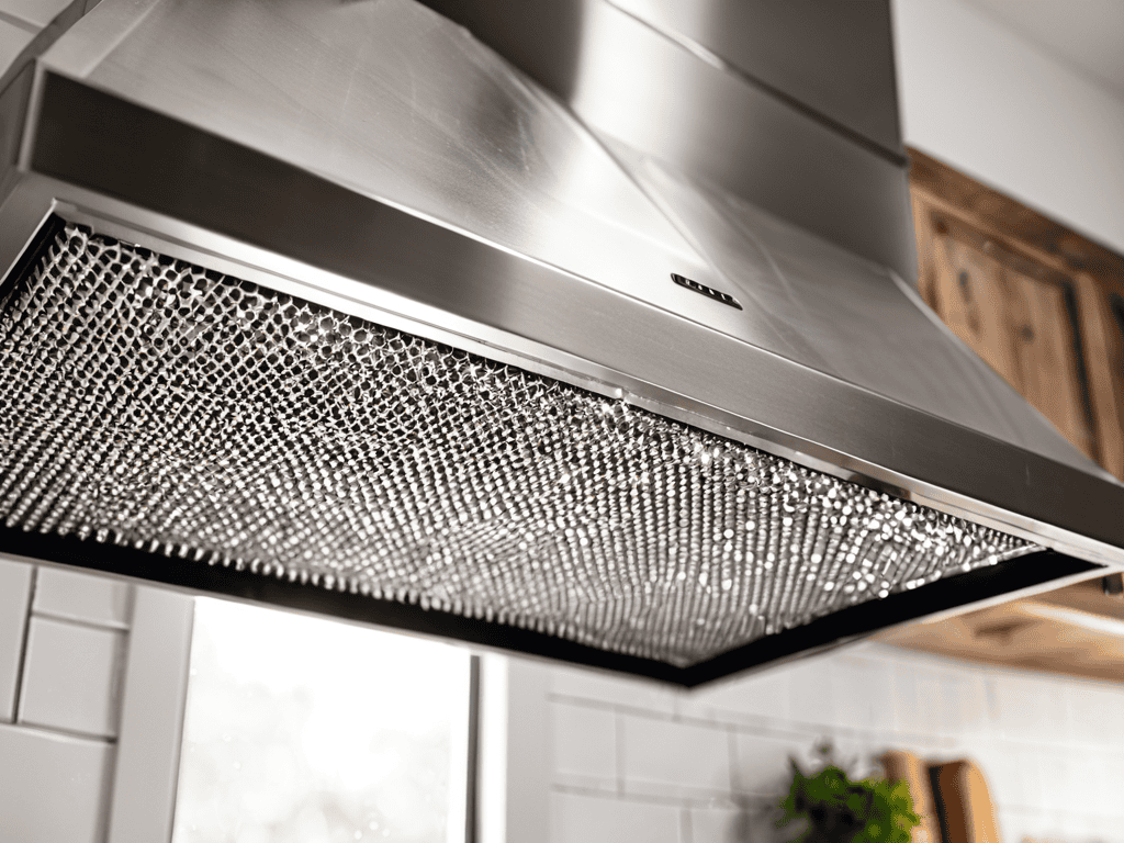 Sparkling range hood filter