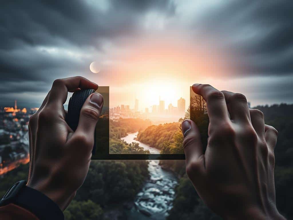 In-camera techniques for double exposure editing