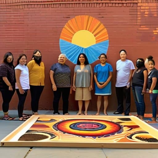 Closing the Canvas of Healing, community murals