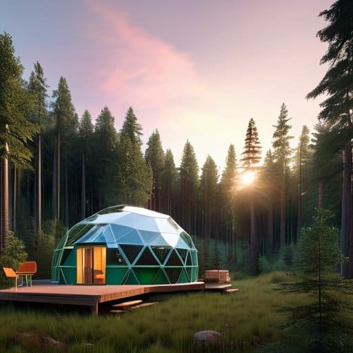 The Dome Awaits: sustainable LED eco‑glamping
