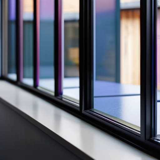 Triple-Pane Low-E Retrofit Glazing specifications chart.