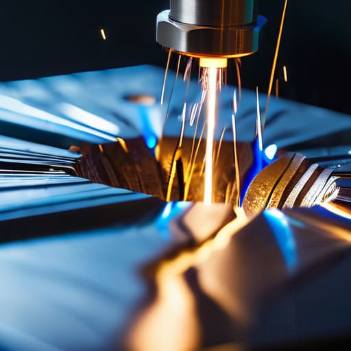 Electro-Spark Machining (EDM) Sink eroding metal.