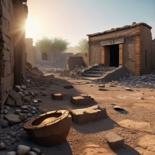Archaeological Evidence of Societal Decline in the Ruins