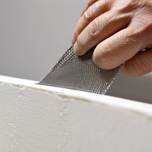Mastering the Precision of a Drywall Patch Kit for Small Holes.