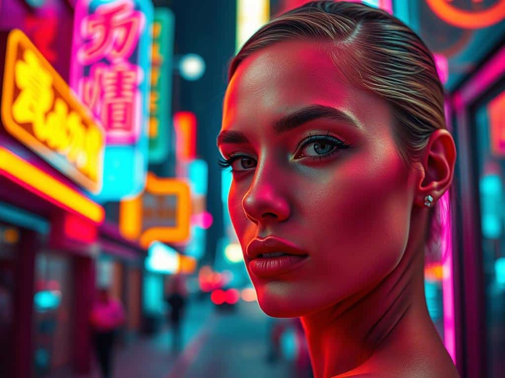 Portraits with Neon Lights