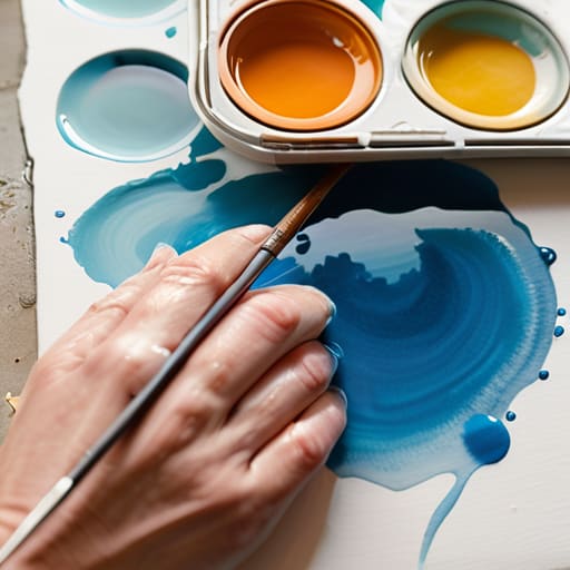 Beginner guide to watercolor painting techniques photograph.